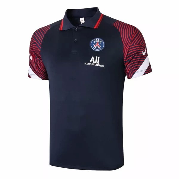 Polo Paris Saint Germain 2020-2021 Azul Marino Rojo